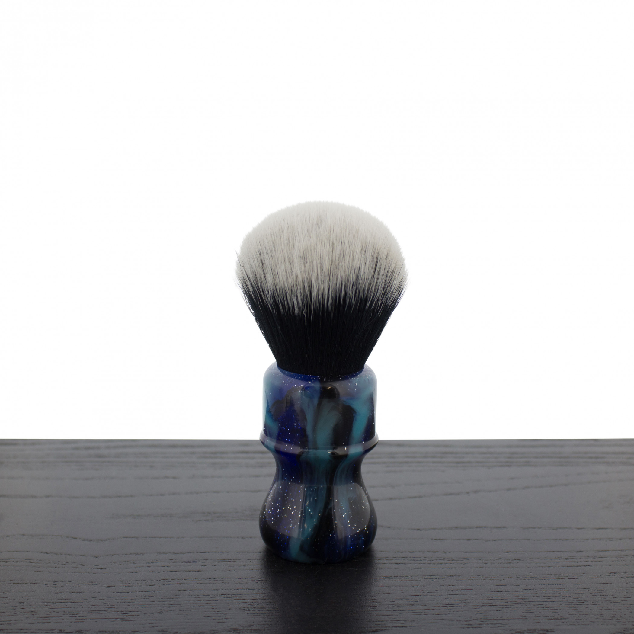 Yaqi Mysterious Space Tuxedo Synthetic Shaving Brushes, Fan